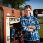 senior pictures with tractor
