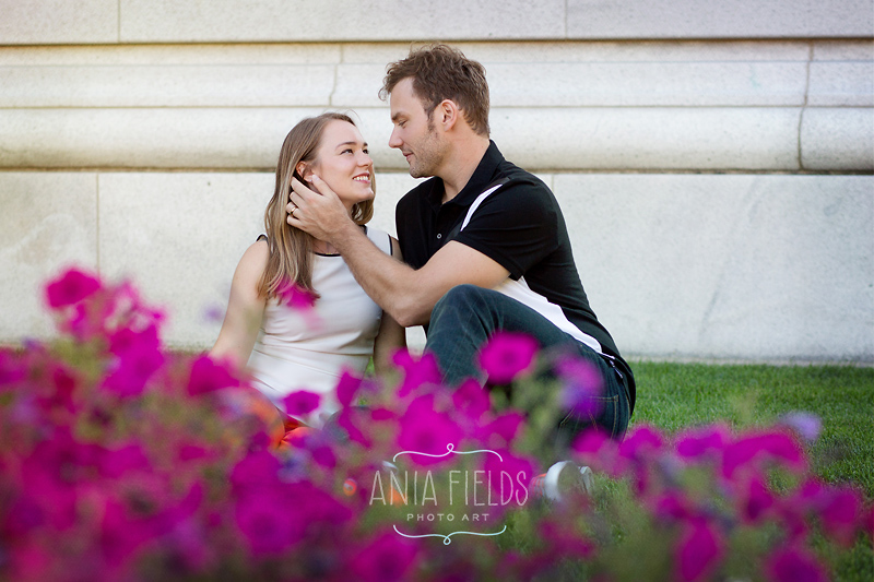 Downtown Madison WI engagement photos